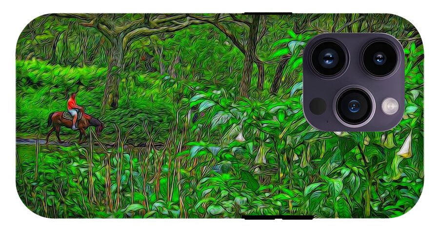 The Crossing By The Trees - Phone Case