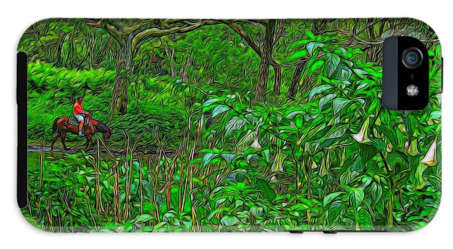 The Crossing By The Trees - Phone Case