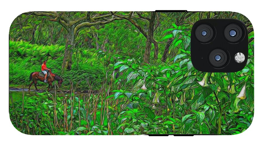 The Crossing By The Trees - Phone Case