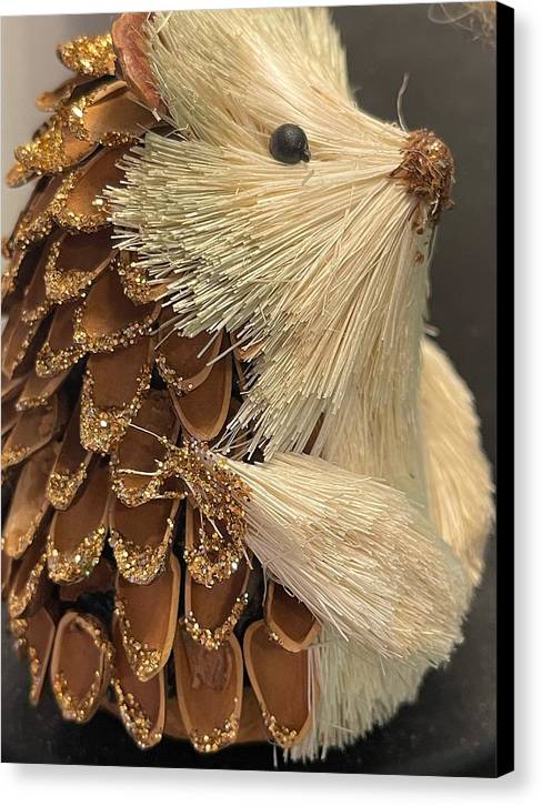 The Hedgehog Ornament - Canvas Print