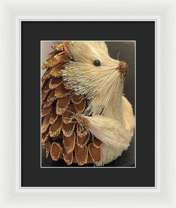 The Hedgehog Ornament - Framed Print
