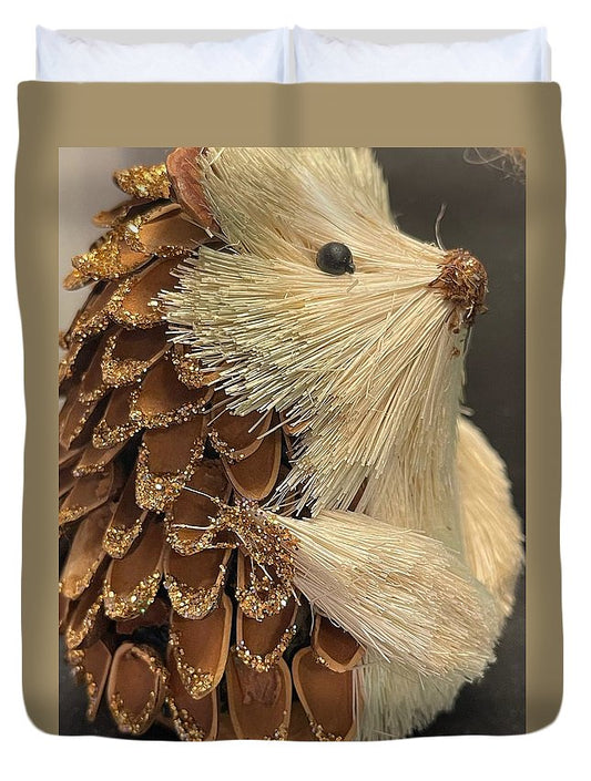 The Hedgehog Ornament - Duvet Cover