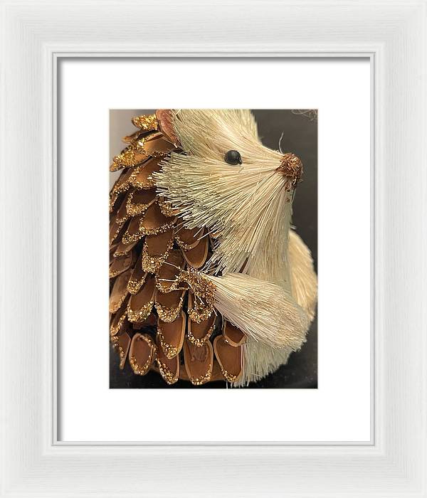 The Hedgehog Ornament - Framed Print