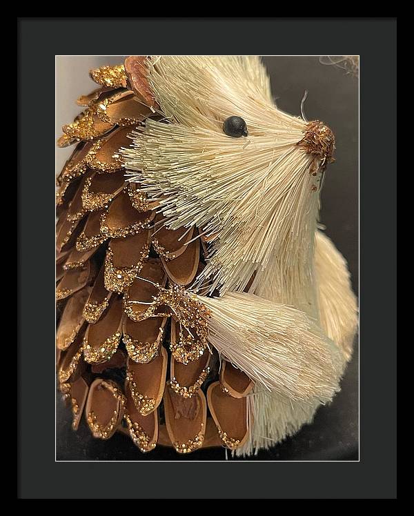 The Hedgehog Ornament - Framed Print