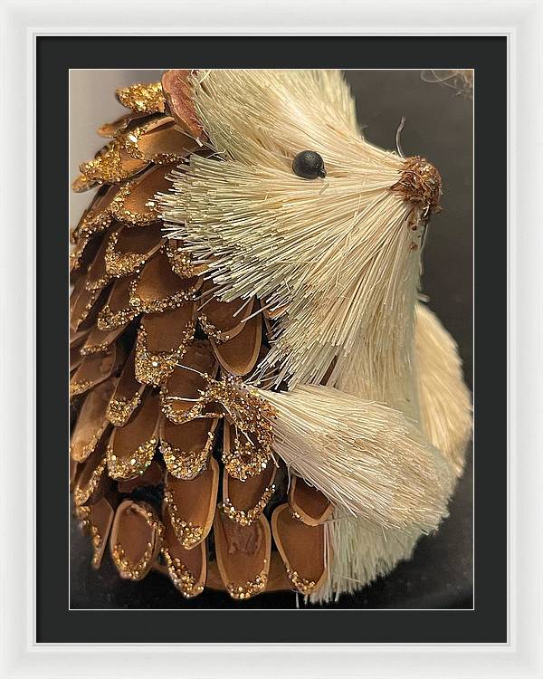 The Hedgehog Ornament - Framed Print
