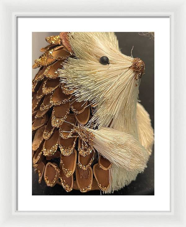 The Hedgehog Ornament - Framed Print