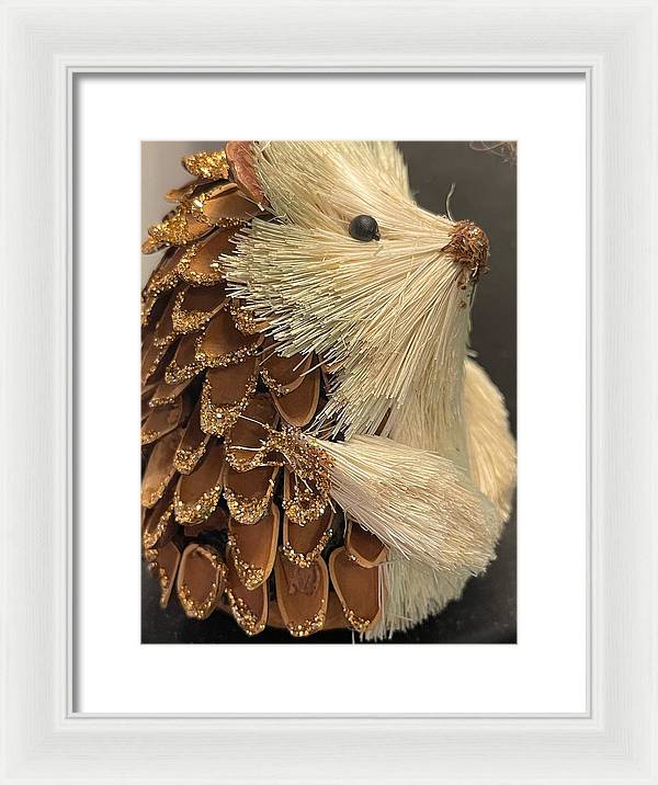 The Hedgehog Ornament - Framed Print