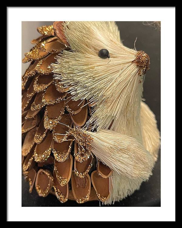 The Hedgehog Ornament - Framed Print