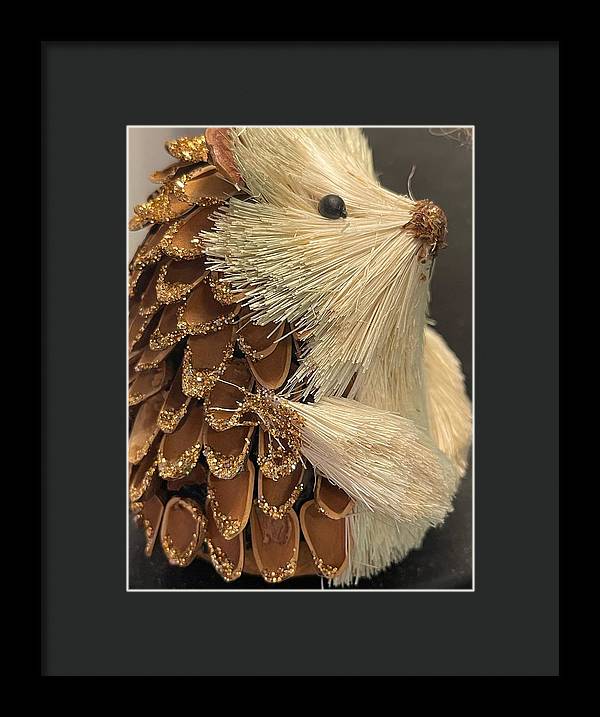 The Hedgehog Ornament - Framed Print