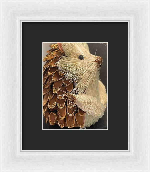 The Hedgehog Ornament - Framed Print