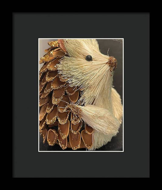The Hedgehog Ornament - Framed Print