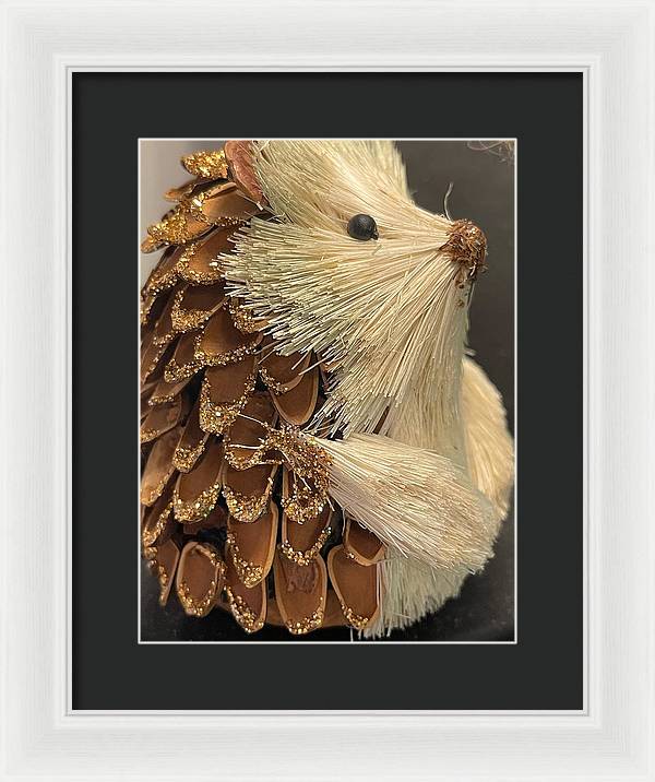 The Hedgehog Ornament - Framed Print