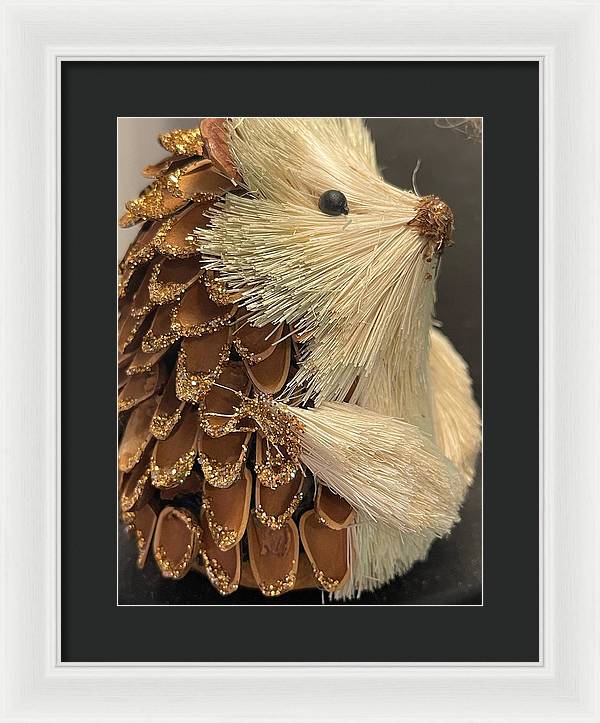 The Hedgehog Ornament - Framed Print