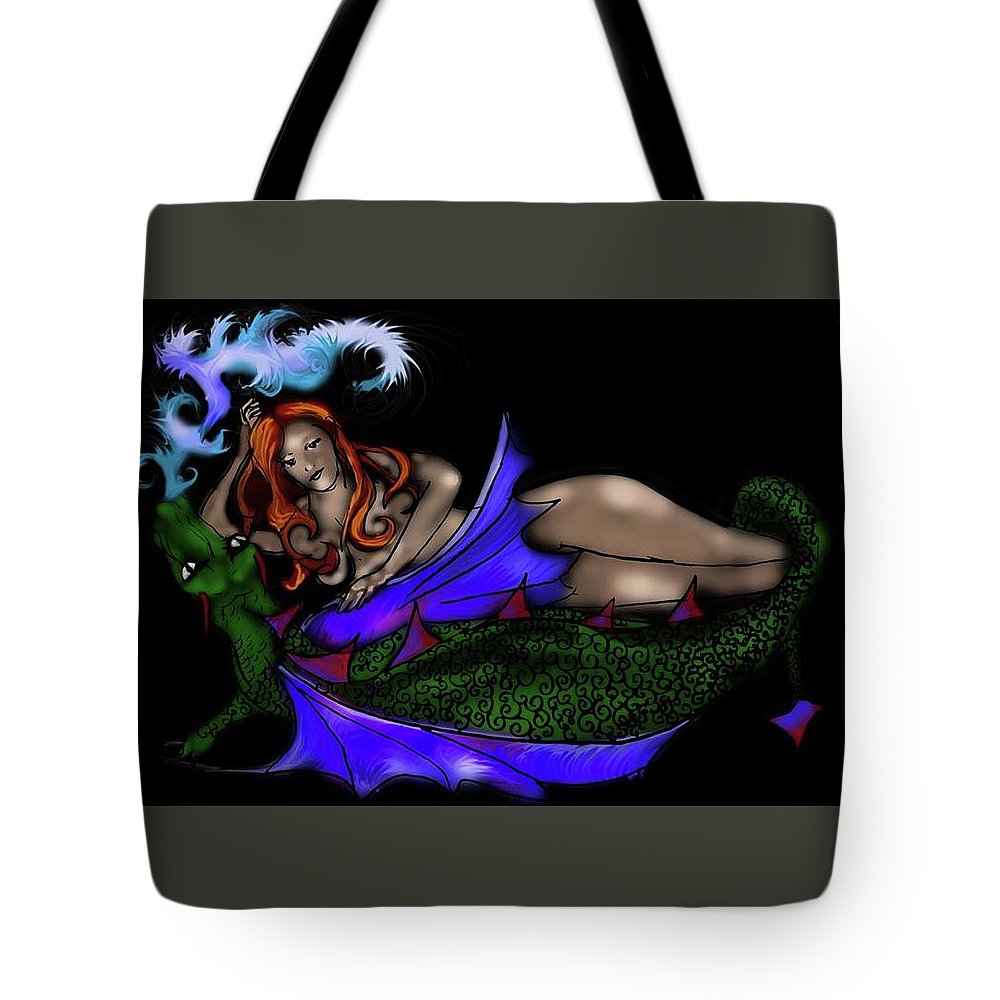 The Maiden and The Dragon - Tote Bag