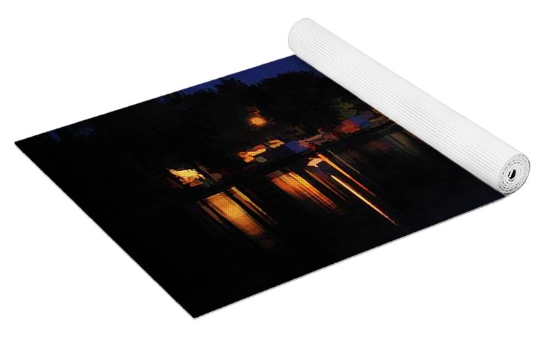 The October Lake - Yoga Mat