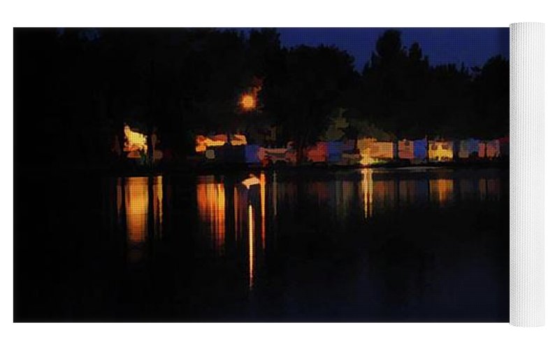 The October Lake - Yoga Mat
