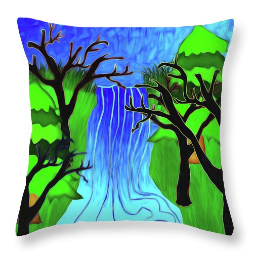 The River - Throw Pillow