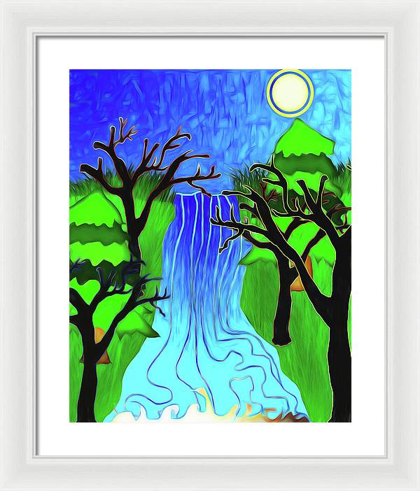 The River - Framed Print