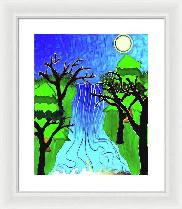 The River - Framed Print
