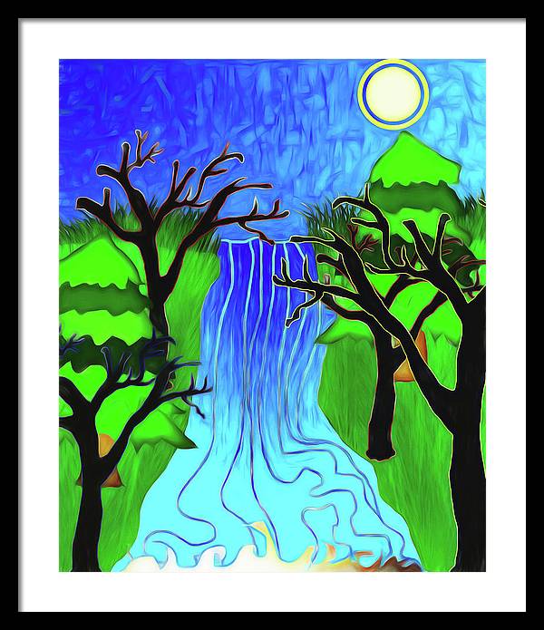The River - Framed Print