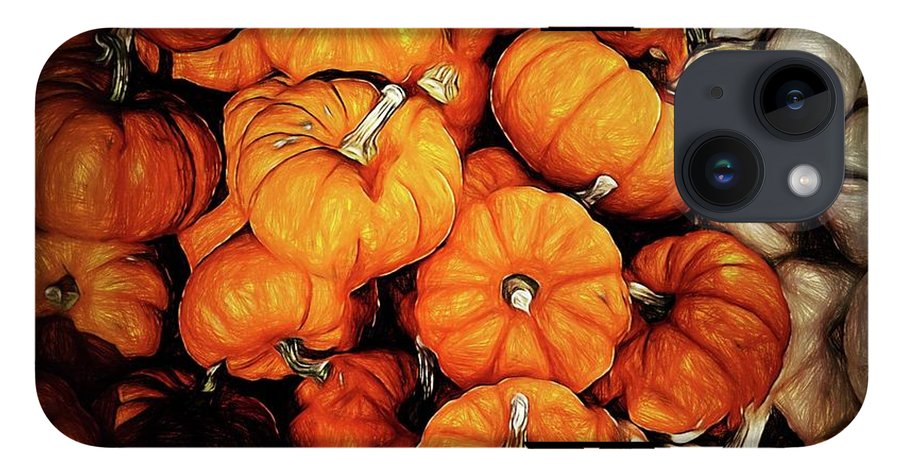 Tiny Pumpkins Pile - Phone Case