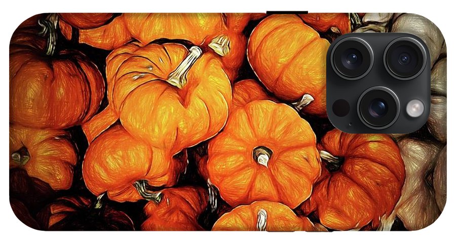 Tiny Pumpkins Pile - Phone Case