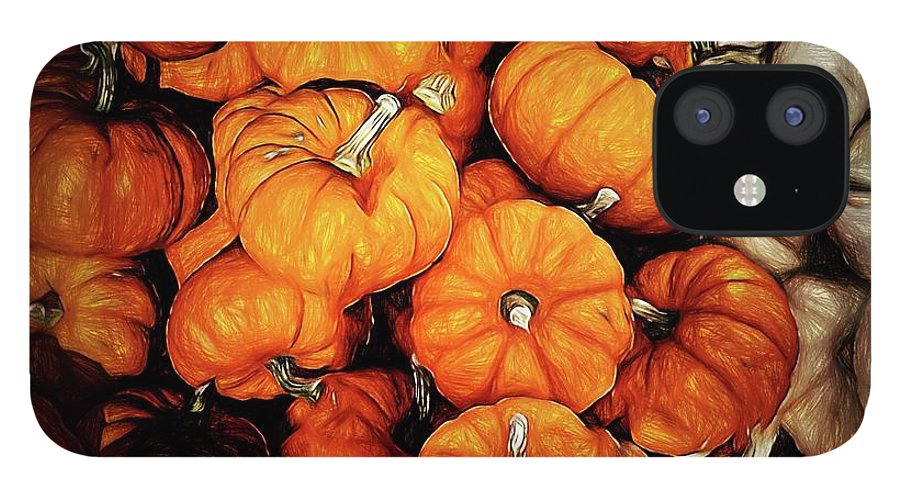 Tiny Pumpkins Pile - Phone Case