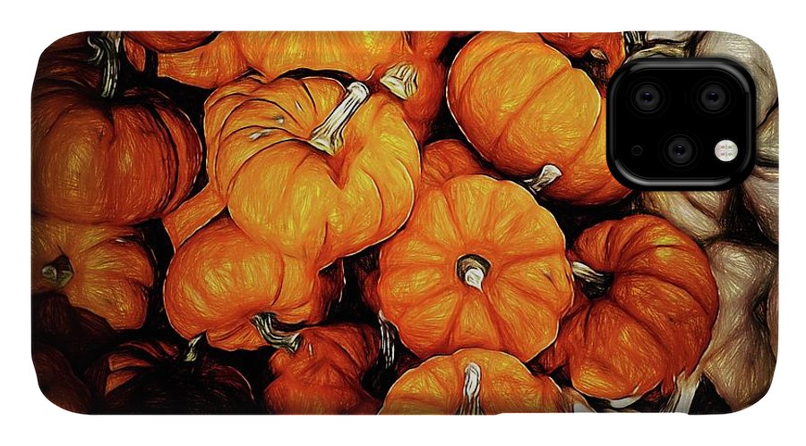 Tiny Pumpkins Pile - Phone Case
