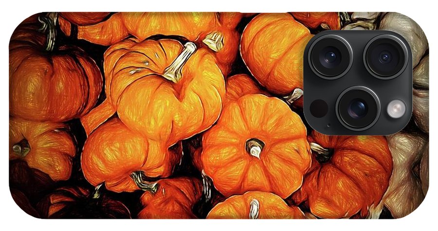 Tiny Pumpkins Pile - Phone Case