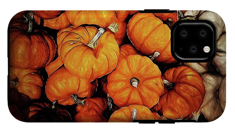 Tiny Pumpkins Pile - Phone Case