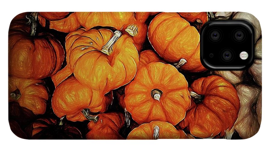 Tiny Pumpkins Pile - Phone Case
