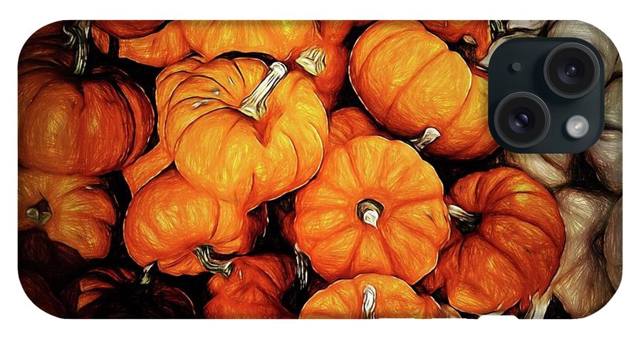Tiny Pumpkins Pile - Phone Case