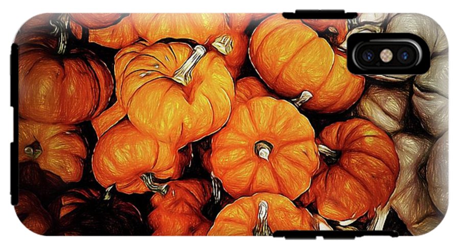 Tiny Pumpkins Pile - Phone Case