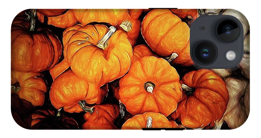 Tiny Pumpkins Pile - Phone Case