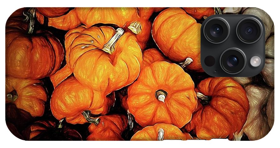 Tiny Pumpkins Pile - Phone Case