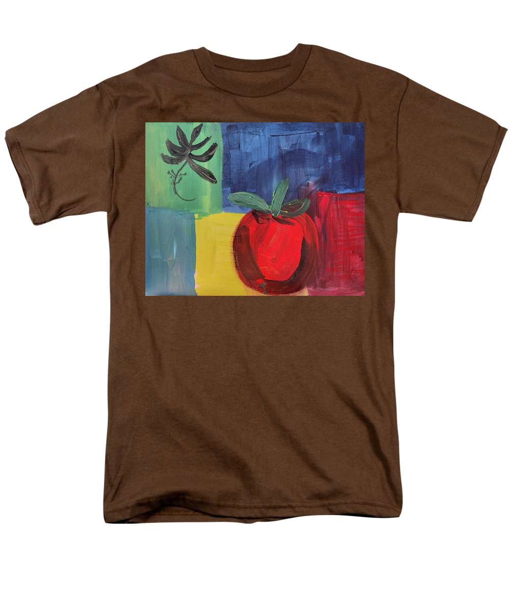 Tomato Basil Abstract - Men's T-Shirt (Regular Fit)