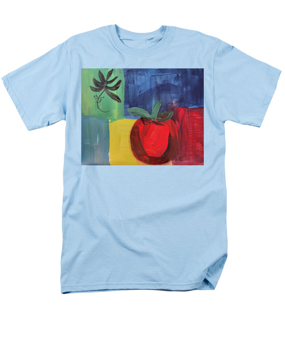 Tomato Basil Abstract - Men's T-Shirt (Regular Fit)