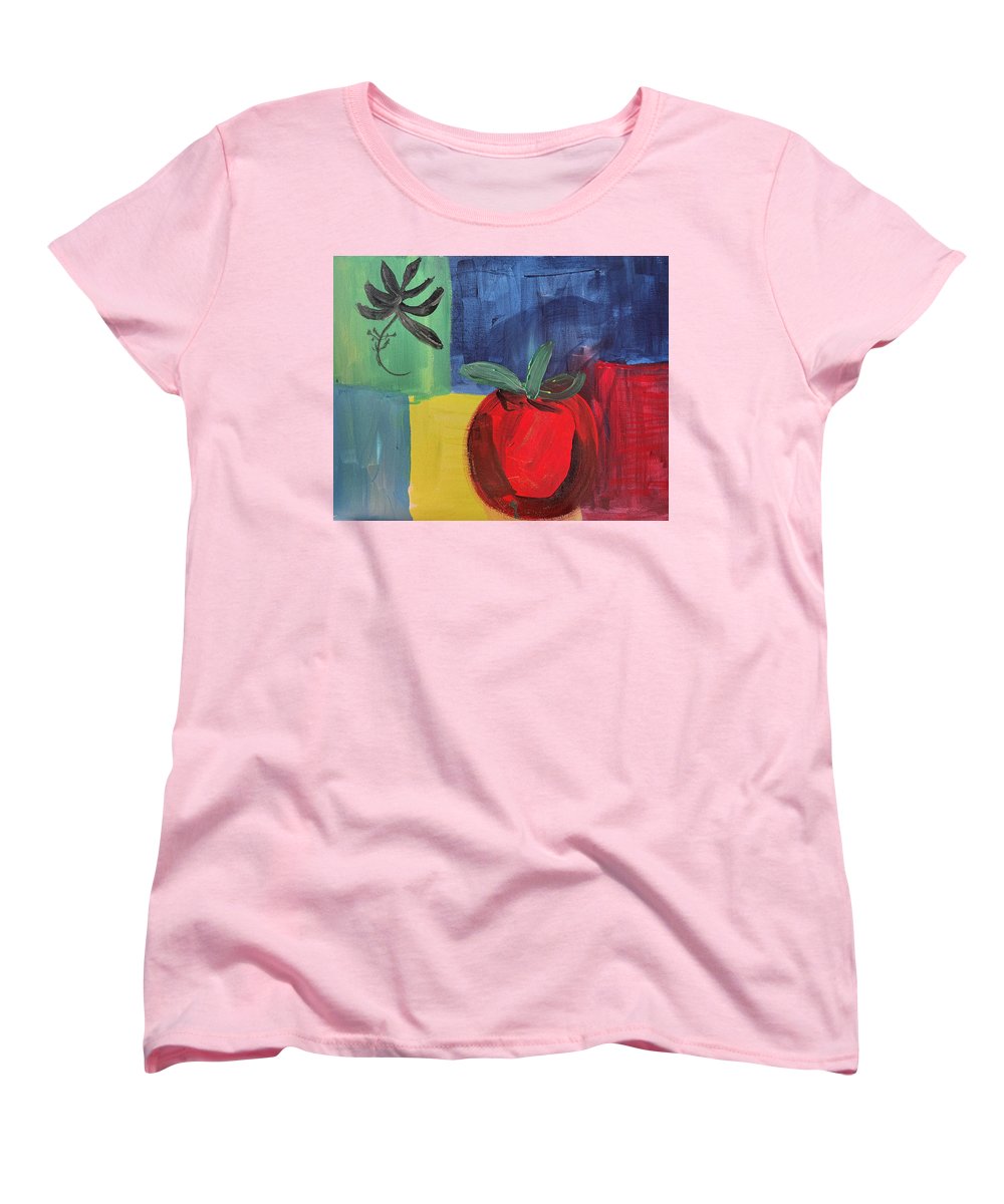 Tomato Basil Abstract - Women's T-Shirt (Standard Fit)