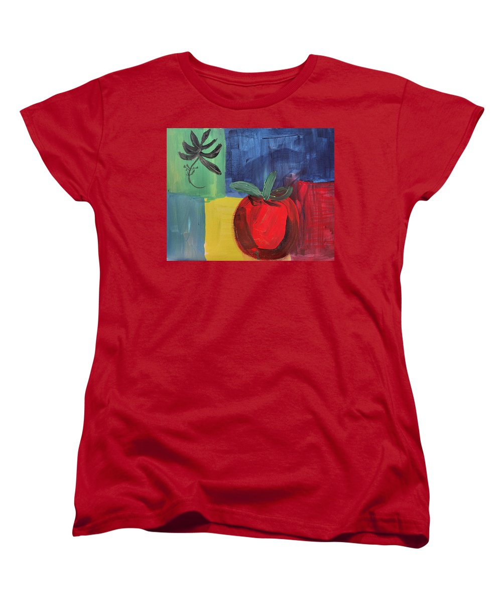 Tomato Basil Abstract - Women's T-Shirt (Standard Fit)