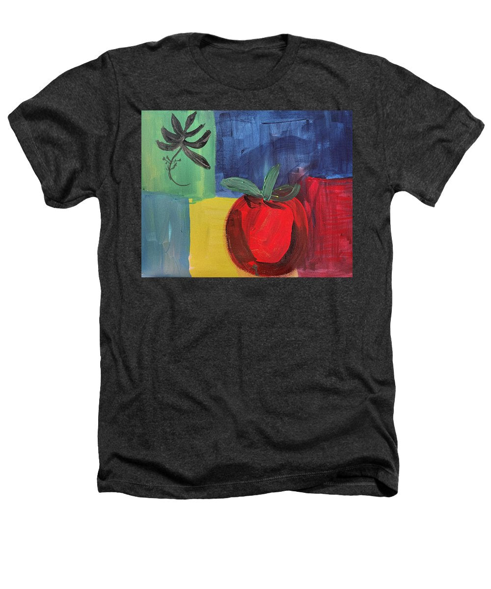 Tomato Basil Abstract - Heathers T-Shirt