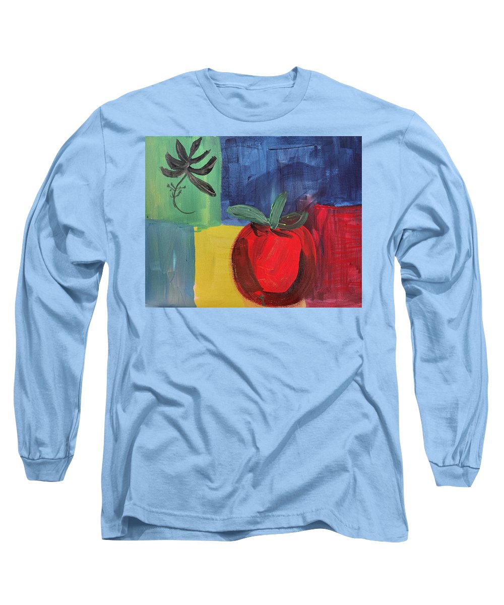 Tomato Basil Abstract - Long Sleeve T-Shirt