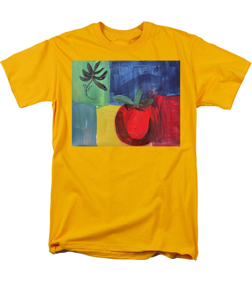 Tomato Basil Abstract - Men's T-Shirt (Regular Fit)