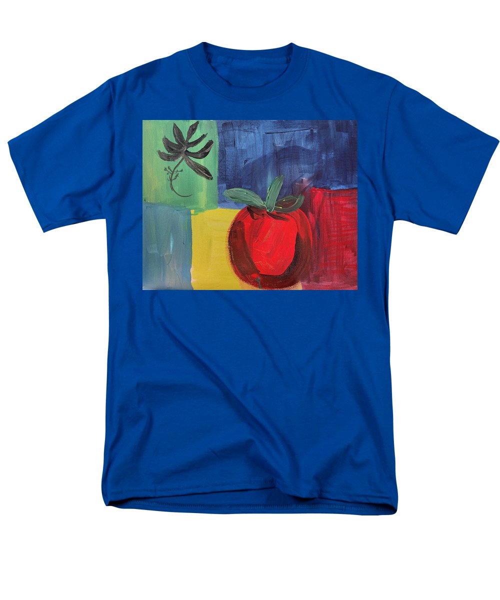 Tomato Basil Abstract - Men's T-Shirt (Regular Fit)