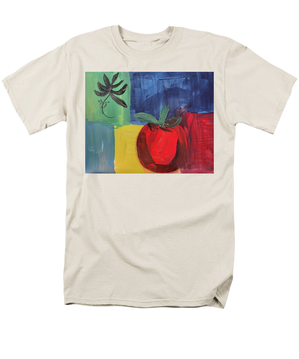 Tomato Basil Abstract - Men's T-Shirt (Regular Fit)