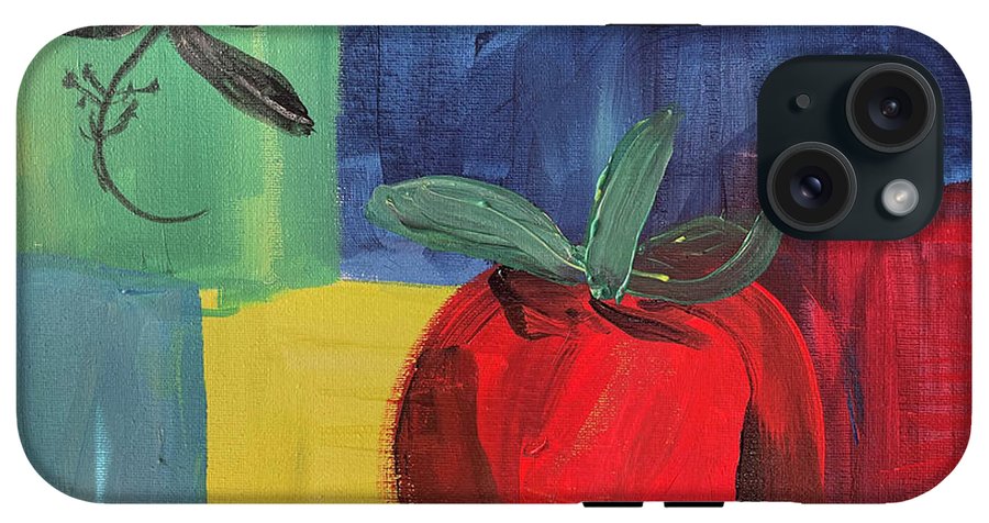 Tomato Basil Abstract - Phone Case