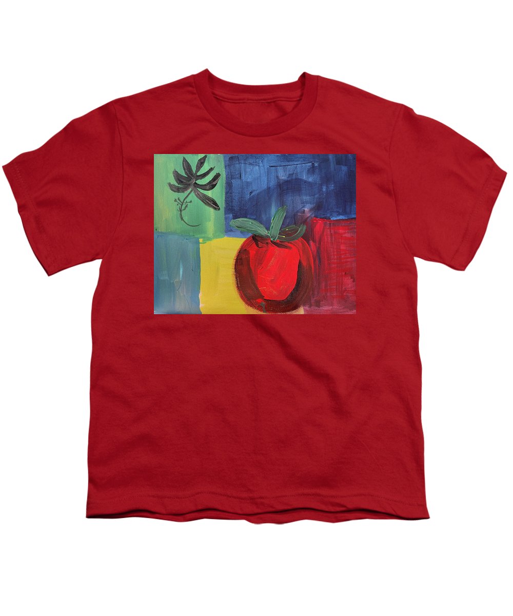Tomato Basil Abstract - Youth T-Shirt