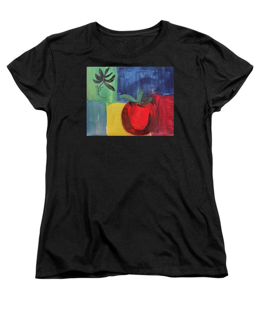 Tomato Basil Abstract - Women's T-Shirt (Standard Fit)
