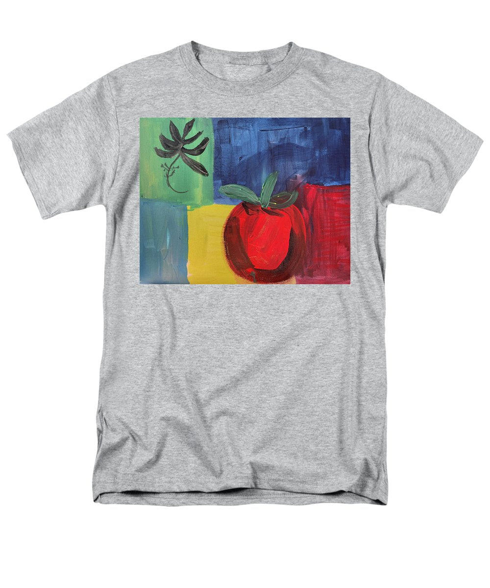 Tomato Basil Abstract - Men's T-Shirt (Regular Fit)