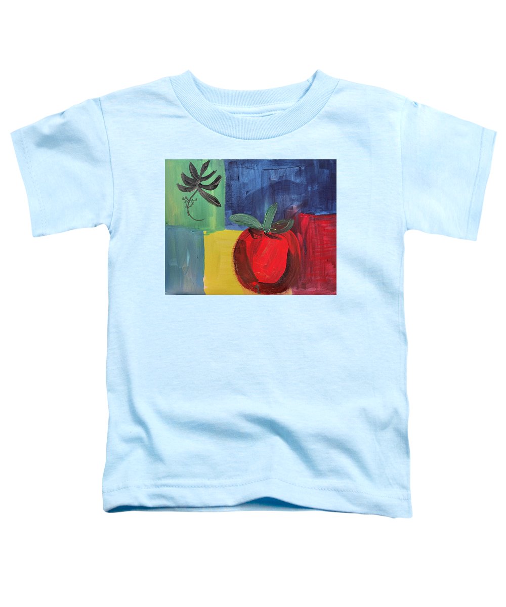 Tomato Basil Abstract - Toddler T-Shirt
