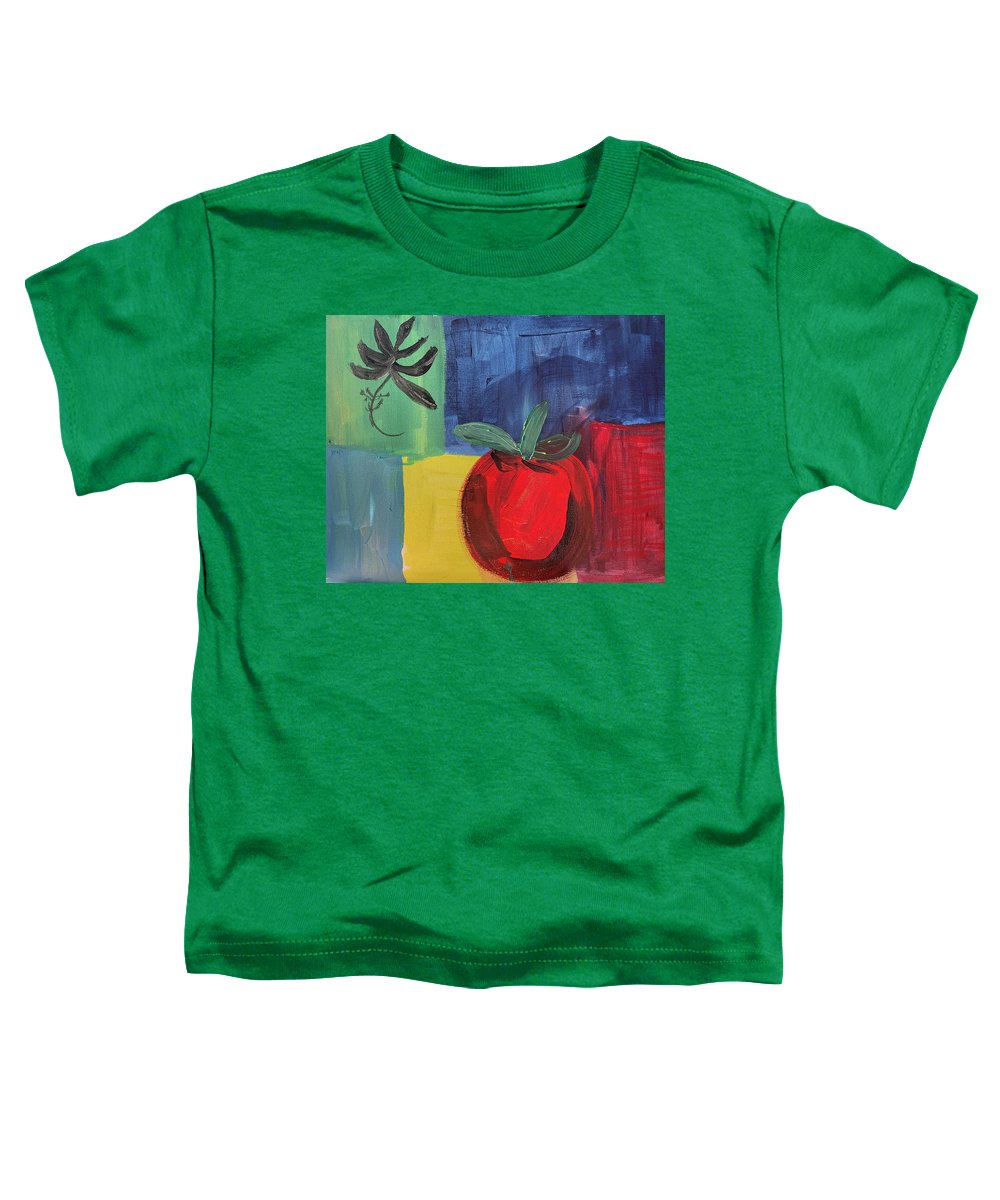 Tomato Basil Abstract - Toddler T-Shirt